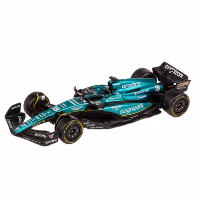 Macheta auto Aston Martin AMR23 F1 #18 L.Stroll 2023 1:43