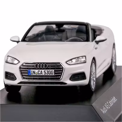 Macheta auto Audi A5 Cabrio 2017 alb 1:43 Spark - Resigilat