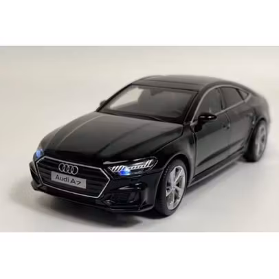acheta auto Audi A7 – Negru – Scara 1:32 – Tayumo – cu Lumini și Uși Deschise