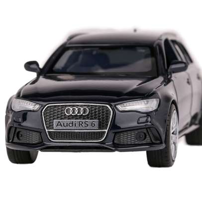 Macheta auto Audi RS6 2017 scara 1:36 albastru