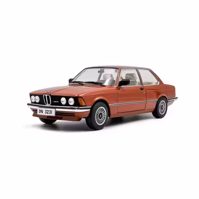 Macheta BMW E21 323i 1980 roșu – 1:18 – Solido - vedere 3/4 stanga fata