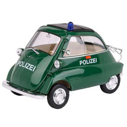 Macheta auto BMW Isetta 250 1961 scara 1:18 Polizei