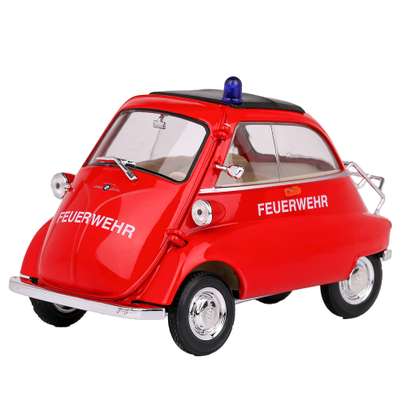 Macheta auto BMW Isetta 250 1961 scara 1:18 pompieri