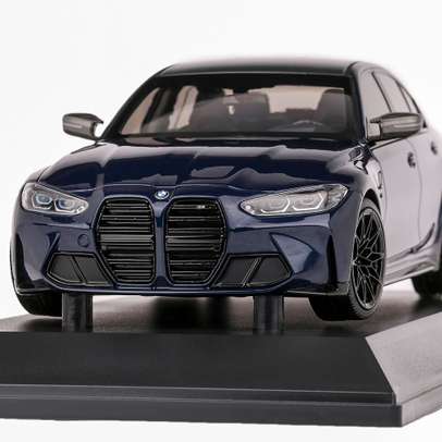 Macheta auto BMW M3 2020 albastru 1:18