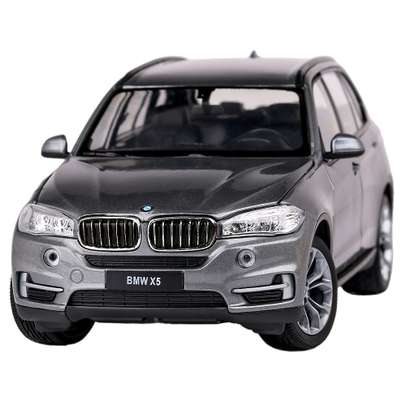 BMW X5  (F15) 2015, macheta SUV scara 1:24, gri metalizat, Welly
