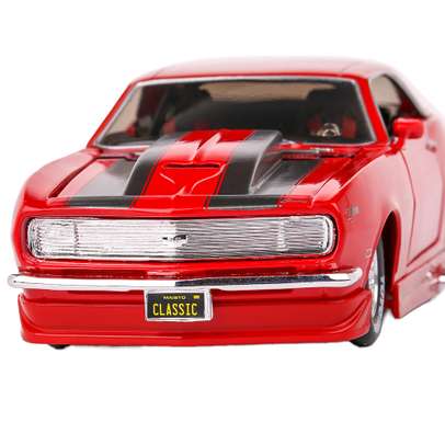 Macheta auto Chevrolet Camaro Z28 Tuning 1968 rosu 1:24