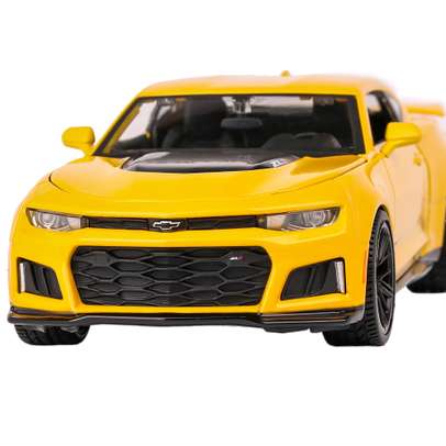 Macheta auto Chevrolet Camaro ZL1 2017 galben 1:24