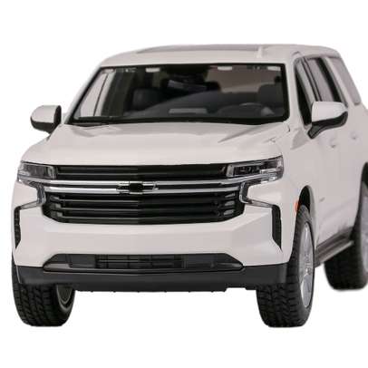 Macheta auto Chevrolet Tahoe CHP 2021 alb 1-24