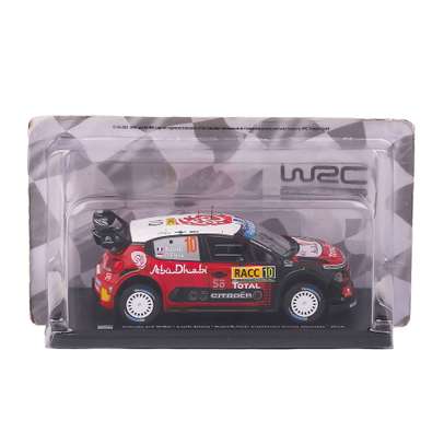 Macheta auto Citroen C3 WRC Abu Dhabi No.7 Meeke-Nagle Rally Catalunya 2017 rosu 1:24