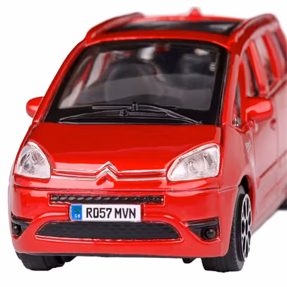 Macheta auto Citroen C4 Picasso 2011 scara 1:43 rosu Bburago