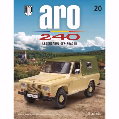 Macheta ARO 240 kit construibil 1:8 Hachette ed.2025 nr. 20 - revista