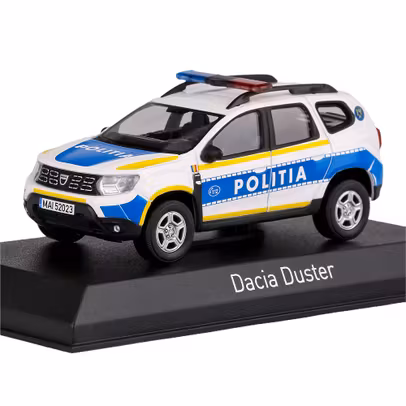 Macheta auto Dacia Duster Politia Romana scara 1:43