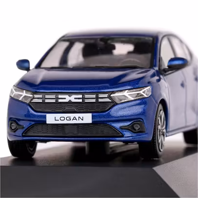 Macheta auto Dacia Logan III 2023 scara 1:43 albastru