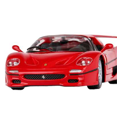 Machetă Ferrari F50 1997 roșu, scara 1:24 Bburago - vedere din fata