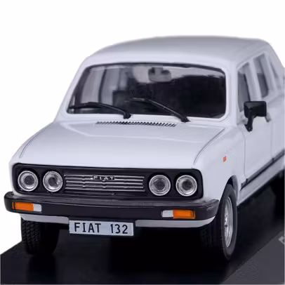 Macheta auto Fiat 132 Scara 1:43 alb Magazine Models