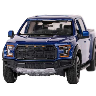 Macheta auto Ford F-150 Raptor Trucks 2017 albastru 1:24