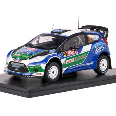 Macheta auto Ford Fiesta R5 No.3 Latvala-Anttila Rally Wales GB 2012 1:24 - vedere 3/4 stanga fata