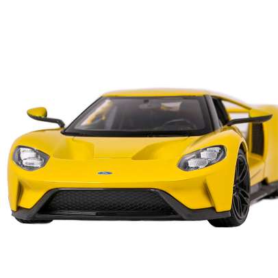 Macheta auto Ford GT 2017 galben scara 1:24 Welly