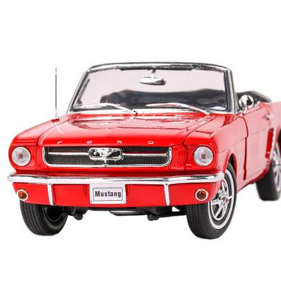 Macheta auto Ford Mustang Convertible 1/2 1964 rosu 1-18