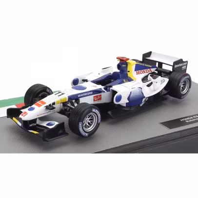 Macheta Honda RA106 No.11 Rubens Barrichello – F1 2006 – scara 1:43 alb albastru