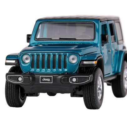Macheta auto Jeep Wrangler turcoaz 1:32 Tayumo