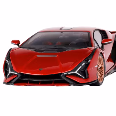 Macheta auto Lamborghini Sian FKP 37 2019 rosu 1:18