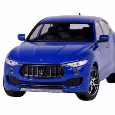 Macheta auto Maserati Levante 2016 scara 1:24 albastru Welly