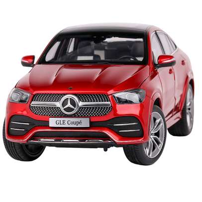 Macheta auto Mercedes-Benz GLE Coupe AMG C167 2020 visiniu scara 1:18 iScale - vedere 3/4 stanga fata partial