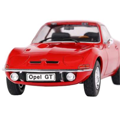 Macheta auto Opel GT 1900 rosu 1968 scara 1-24 Magazine Models