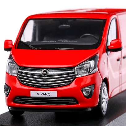 Macheta van Opel Vivaro B Sport L2 2018 rosu 1:43 iScale