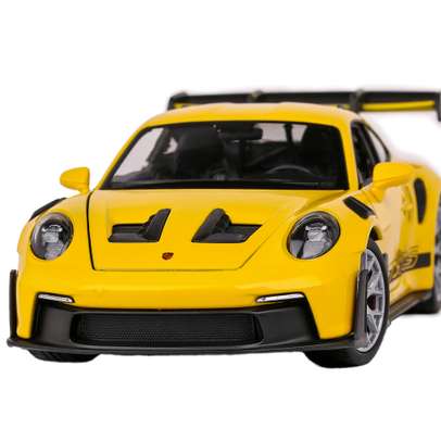 Macheta auto Porsche 911(992) GT3 RS 2021 galben 1:24