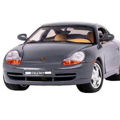 Macheta auto Porsche 911 (996) Carrera 1:18 gri Motor Max
