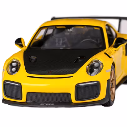 Macheta auto Porsche 911 GT2 RS 2019 scara 1:24 galben Maisto