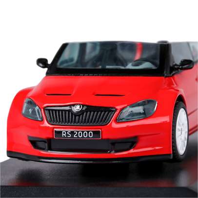 Macheta auto Skoda Fabia II FL RS2000 Concept 2011 rosu