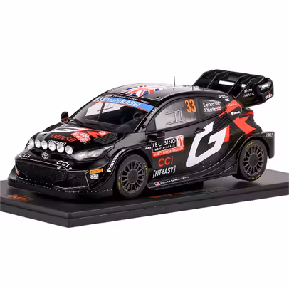 Macheta auto Toyota GR Yaris Rally 1 No.33 Evans-Martin Monte Carlo 2024 1-18
