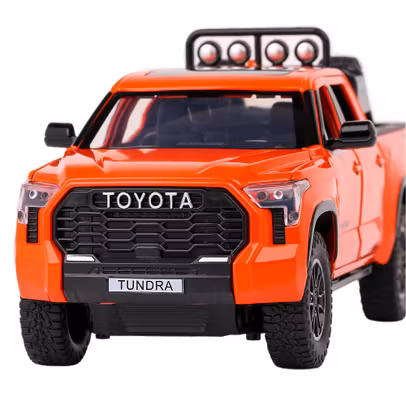 Macheta auto Toyota Tundra TRD Offroad 2023 portocaliu 1-24