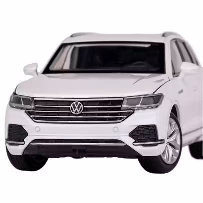 Macheta auto Volkswagen Touareg alb 1:32 Tayumo