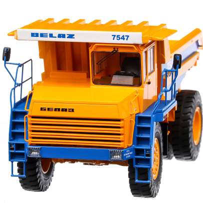 Macheta autobasculanta Belaz-7547 scara 1:43 portocaliu Start Scale Models