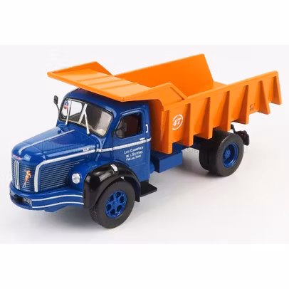 Macheta Berliet GLM10 Movimento Terra 1953 Albastru Portocaliu 1:43 Magazine Models