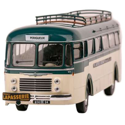 Macheta autobuz Renault R 4192 1952 crem cu verde 1:43