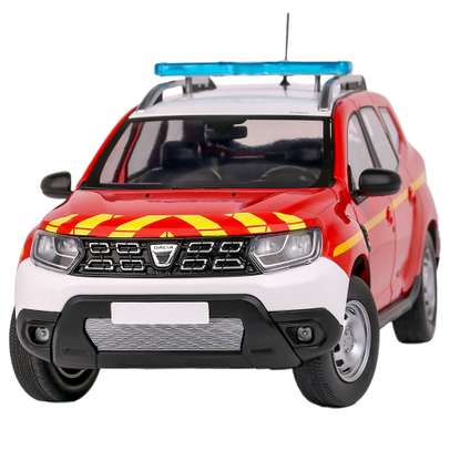 Macheta Autospeciala Dacia Duster MK.II 2018 Pompieri 1:18