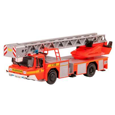 Macheta autospeciala Pompieri Iveco Magirus DLAk 23-12 rosu 1:43