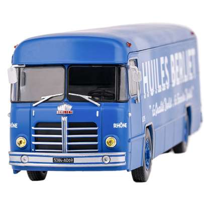 Macheta autoutilitara Berliet PLK8 transport ulei albastru 1:43
