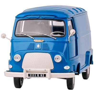 Macheta autoutilitara Renault Estafette albastru 1:18 Norev - vedere frontala