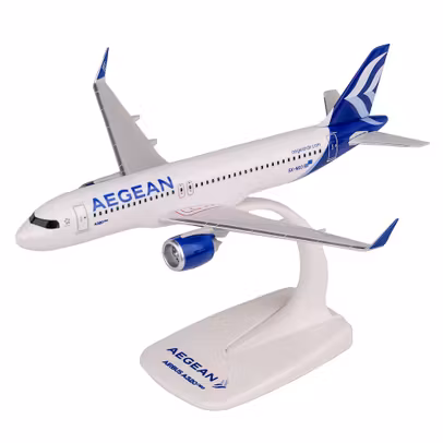 Macheta avion Airbus A320neo Aegean scara 1-200