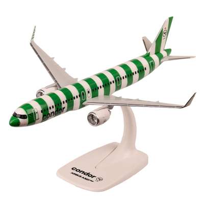 Macheta avion Airbus A321neo Condor verde scara 1-200