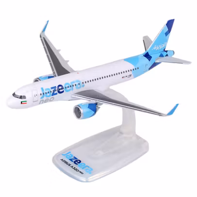 Macheta avion Airbus A320Neo Jazeera Airways alb 1-200