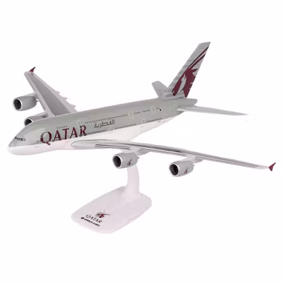Macheta avion Airbus A380-800 Qatar Airways 1:200 - Model de colectie PPC