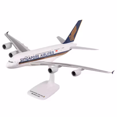 Macheta avion Airbus A380-800 Singapore Airlines 1:200 PPC - model de colectie
