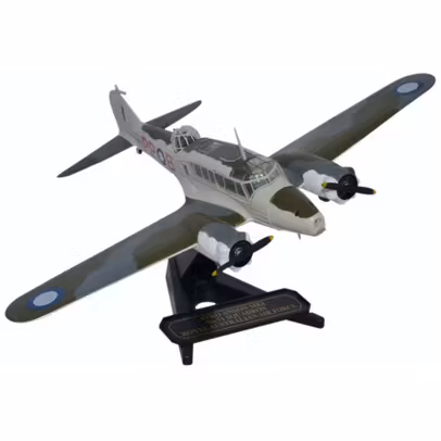 Macheta avion militar Avro Anson AW665 PP-B - 71 Squadron RAAF - scara 1:72 Oxford Diecast